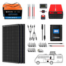 Acopower 100W mono
 300 Ah/1,5 kW
 (3x100Ah) Li-ion 300Ah M400w