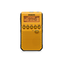 Sangean DT-800YL NOAA Weather Alert Pocket Radio - AM/FM - Yellow