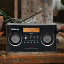 Radio portátil AM/FM Sangean PR-D5 negra con sintonización digital y RDS