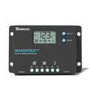 Controlador de carga solar con conexión a tierra negativa Renogy Wanderer de 10 amperios, 12 V/24 V, PWM