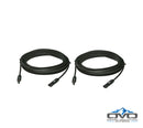 Solar Panel 10AWG MC4 Cables - 1 Pair - 100 Feet Black + 100 Feet Black