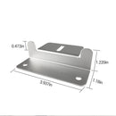 Renogy RNG-MTS-ZB - Soporte de montaje en Z para panel solar Renogy RNG-MTS-ZB para RV, techo, barco, juego de 4 unidades