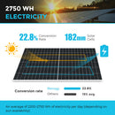 Panel solar rígido Renogy de 550 W (2 uds.)