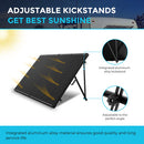 MALETA SOLAR PLEGABLE MONOCRISTALINA DE 12 VOLTIOS Y 200 W DE RENOGY
