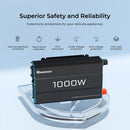 Inversor de onda sinusoidal pura Renogy 1000W, 120 V CA