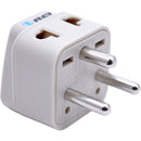 Adaptador de viaje para Dinamarca - 2 en 1 - Tipo K - Diseño compacto (DB-20)