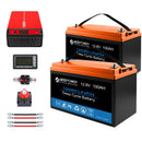 Acopower 100W mono
300Ah/1.5kW
(3x100Ah) Li300Ah M300w