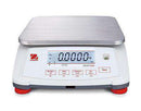 Báscula de banco compacta Ohaus V71P3T Valor 7000 de 6 lb