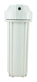 Conjunto de cárter y tapa de polietileno blanco de 2,5" x 10"