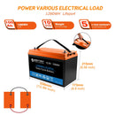 Acopower 100W mono
 300 Ah/1,5 kW
 (3x100Ah) Li-ion 300Ah M400w