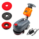 RT15 Fregadora de pisos comercial compacta de 14", 14500 pies cuadrados/h, Tanque de aguas residuales de 4 galones, Limpieza eficiente para pisos duros
