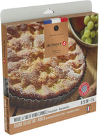 MOULE A TARTE PERFOREE EN INOX 28cm