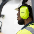 23dB NRR Noise Cancelling Hearing Protection Earmuffs for Slotted Hard Hats