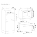 FOTILE - 24'' Built-in Tempered Glass Steam Oven | SCD42-C2T