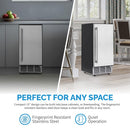 Máquina para hacer cubitos de hielo Newair Daily Clear con función de autolimpieza REFURB