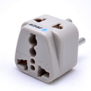 Adaptador de viaje para Dinamarca - 2 en 1 - Tipo K - Diseño compacto (DB-20)