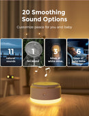 Momcozy Máquina de Sonido para Bebés - Batería de Larga Duración (Luz Cálida)-WN03