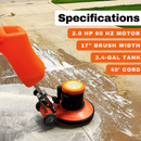 SM421AC Fregadora-pulidora de pisos profesional multifuncional de 17" - Alta potencia, gran capacidad para uso industrial y comercial