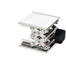 Elevador de laboratorio de acero inoxidable Ohaus CLR-LBLFTS010, capacidad máxima de 45 kg, plataforma de 10 x 10 cm