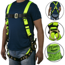 3D Fall Protection Safety Body Harness with Grommets