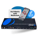 Multivisor cuádruple 4K con conmutación fluida 4x2 (UHD-402MV)