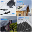 Kit solar premium Renogy de 200 vatios y 12 voltios