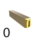 Tipo de estampado en caliente de 3 mm – 0