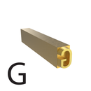 Tipo de estampado en caliente de 3 mm – G
