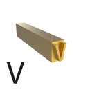 3mm Hot Stamp Type – V