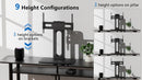 ErgoAV-Extra Large Tabletop TV stand with cord management and compartment for up to 86" TV