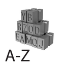 4.9mm Embossing Types  - Set of A-Z