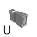 Tipos de repujado de 4.9mm  - U