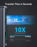Concentrador USB-C Anker 553 (8 en 1)