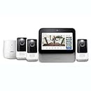 Lorex HC64A2U-E Smart Home Security Center Wi-Fi System with 2K Battery-Operated Outdoor Cameras and Range Extender