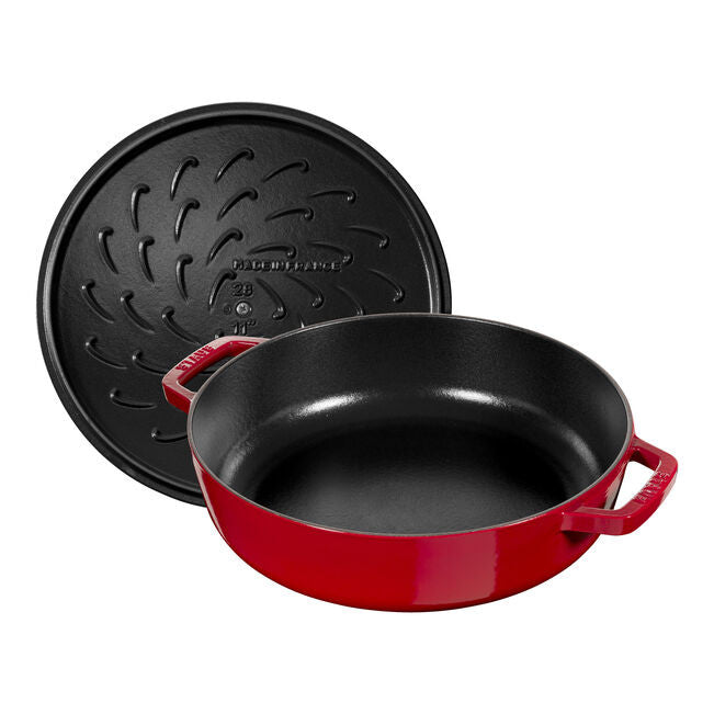 SAUTEUSE CHISTERA 24 CM ROUGE