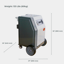 Máquina de limpieza criogénica SM2000, tolva de hielo seco de 20 kg, kit de pistola pulverizadora de control manual, 5 boquillas