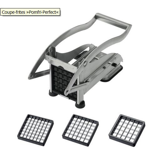 COUPE FRITES INOX 2 GRILLES