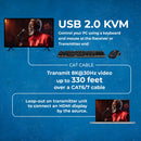 Extensor HDMI y KVM 8K sobre HDBaseT 3.0 hasta 100 metros (BK-EXB330EAU-K)