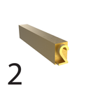 Tipo de estampado en caliente de 4 mm – 2