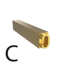 4mm Hot Stamp Type - C