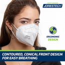 Mascarillas protectoras desechables KN95 de 5 capas – Paquete de 20