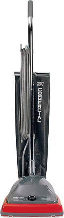 Sanitaire EUKSC679J Commercial Shake Out Bag Upright Vacuum Cleaner with 5 Amp Motor, 12" Cleaning Path,Red