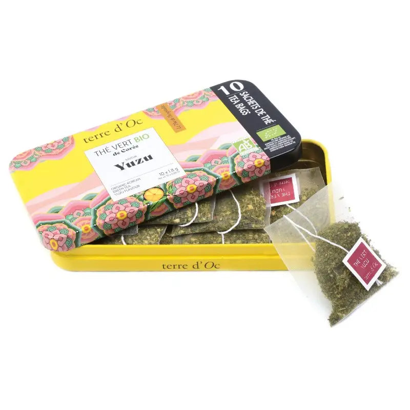 BOITE DE 1O SACHETS THÉ VERT YUZU