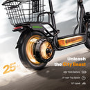 isinwheel Hyper X 700W Electric Scooter with Seat & Basket