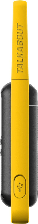Motorola Solutions T475 Extreme Two-Way Radio Black W/Yellow Rechargeable Two Pack