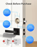 Cerradura de puerta inteligente con Bluetooth Philips - DDL240X-1HB