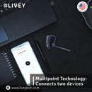 LIVEY 712BT PLUS Wireless Mono Bluetooth Headset