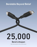 Cable USB-C a USB-C Anker 643 (Flow, silicona)