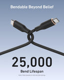 Cable USB-C a USB-C Anker 643 (Flow, silicona)