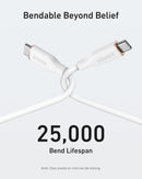 Cable USB-C a USB-C Anker 643 (Flow, silicona)